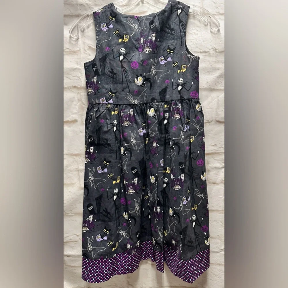 Nightmare‎ before Christmas girls sleeveless dress size 6 made in USA